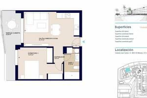 Apartamento de 1 dormitorio - El Médano - Carena Waves (1)